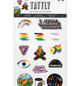 Tattly Temporary Tattoo: Pride Sheet