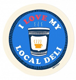 Maptote Sticker: I Love My Local Deli