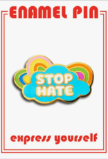 The Found Enamel Pin: Stop Hate