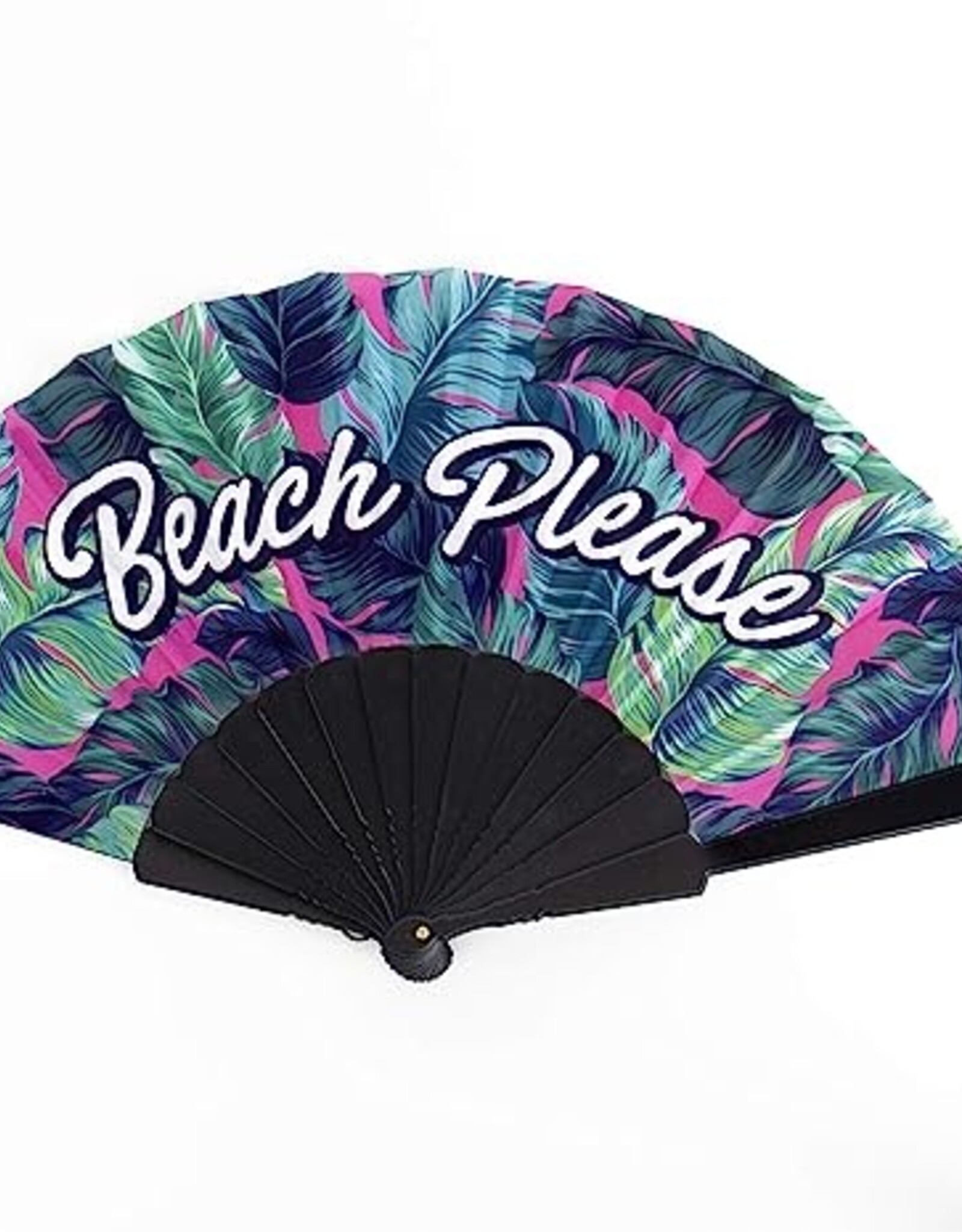 Gift Republic Bamboo Fan - Beach Please