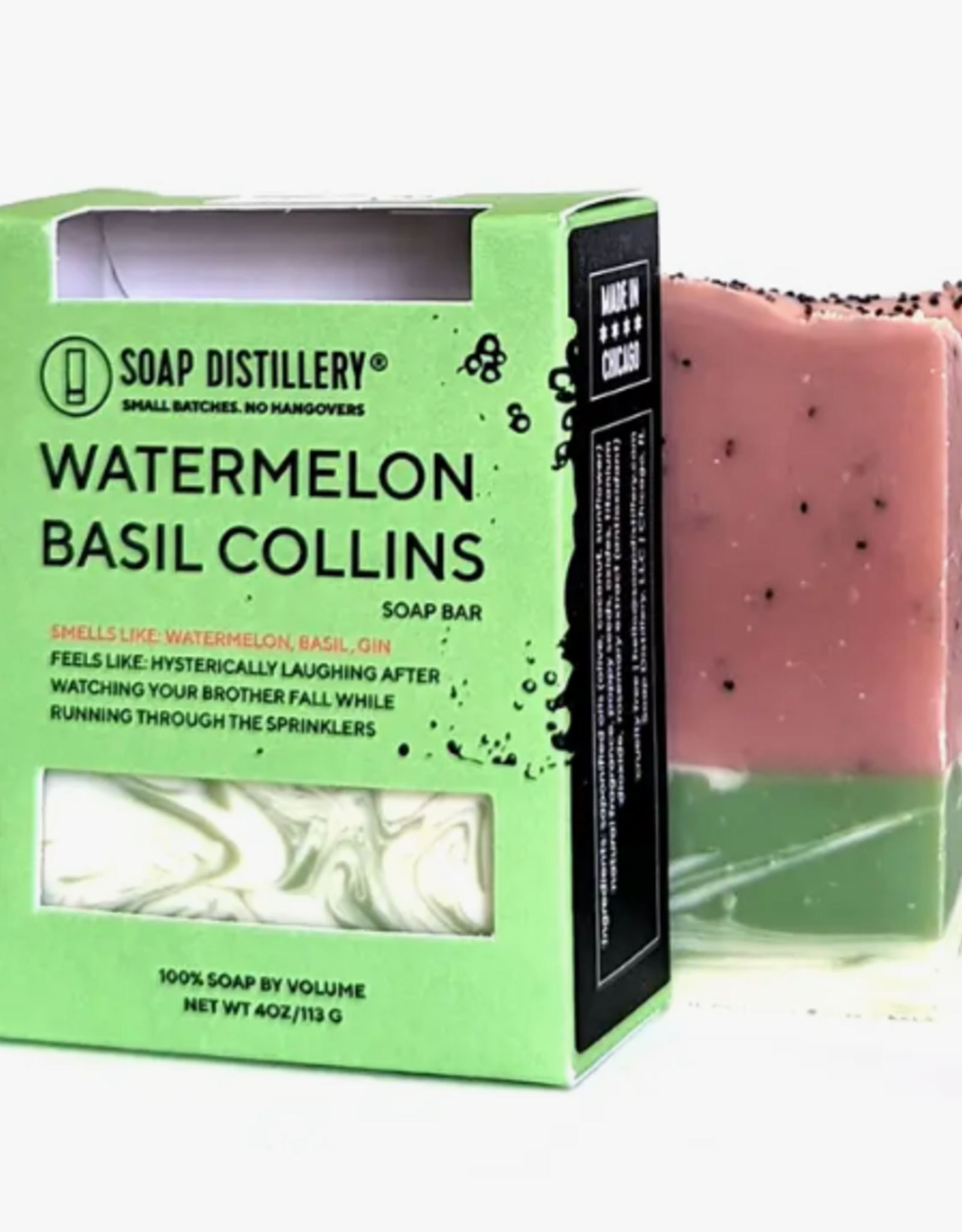 Soap Distillery Soap: Soap Distillery Watermelon Basil Collins