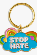 The Found Keychain - Enamel : Stop Hate