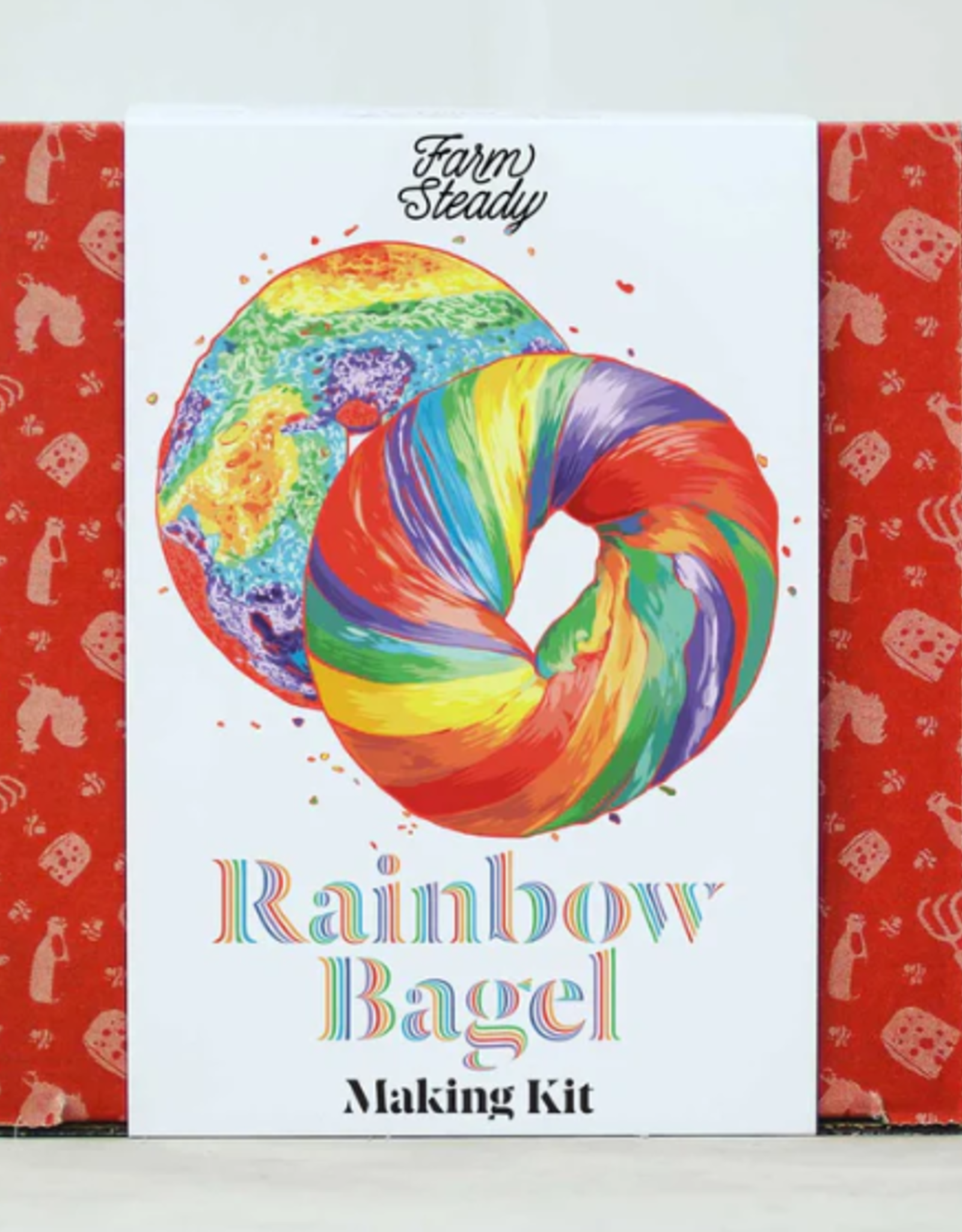 FarmSteady Rainbow Bagel Making Kit