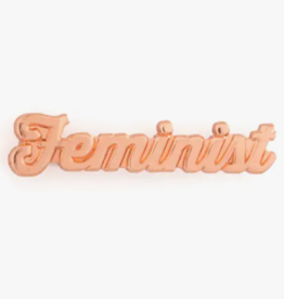 These Are Things Enamel Pin: TAT Feminist (pink)