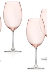 Godinger Wine Glasses - set of 4 Blush White