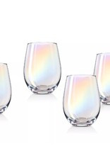Godinger Stemless Wine Glass - Iridescent