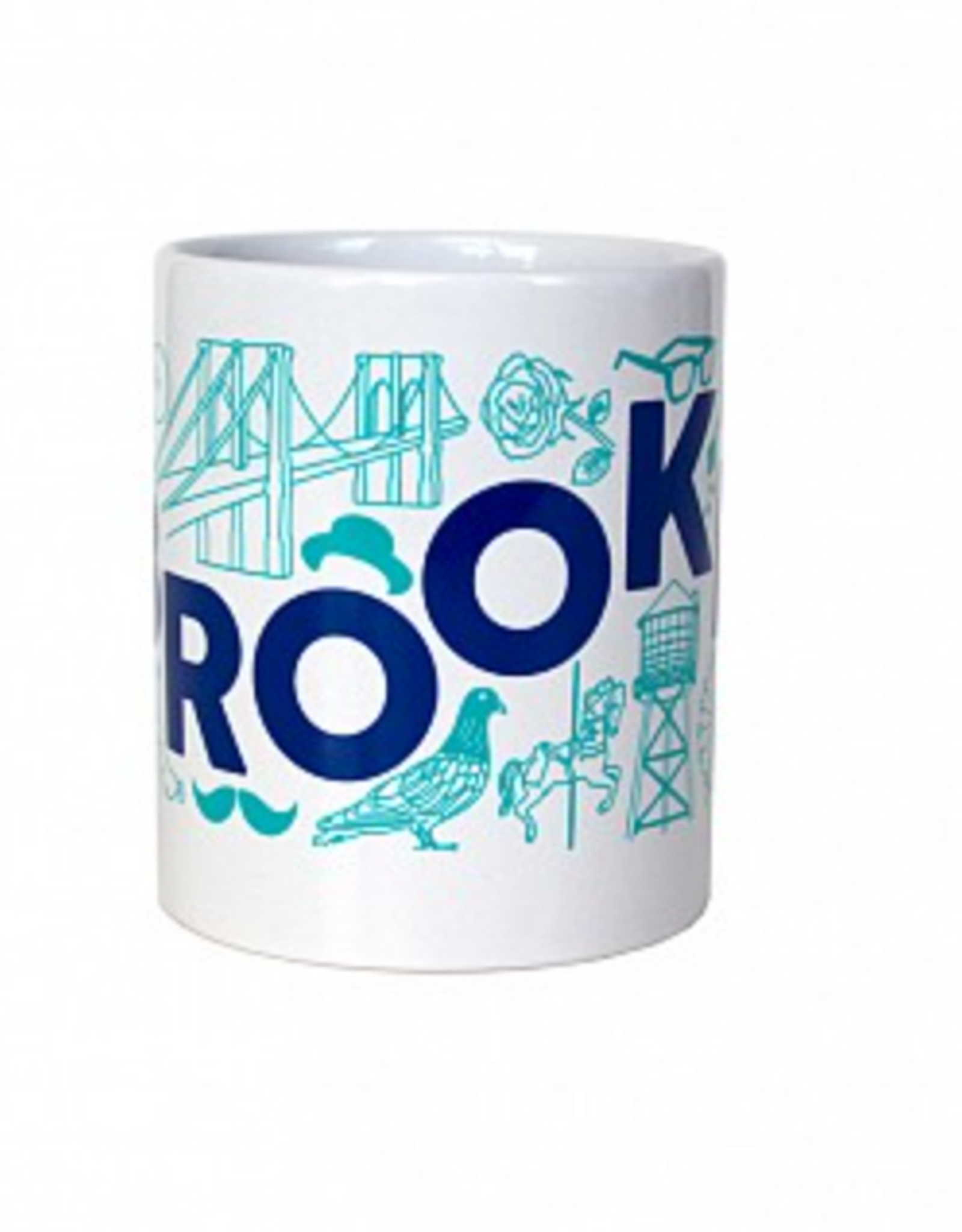 Maptote Mug: Brooklyn in Blue