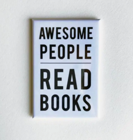 Steel Petal Press Magnet - Awesome People Read