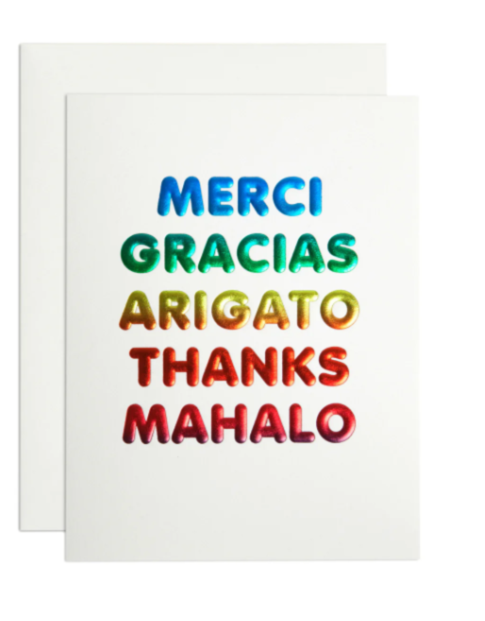 The Social Type Boxed Cards - Thank You Languages