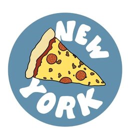 Made by Nilina Sticker - NYC Pizza