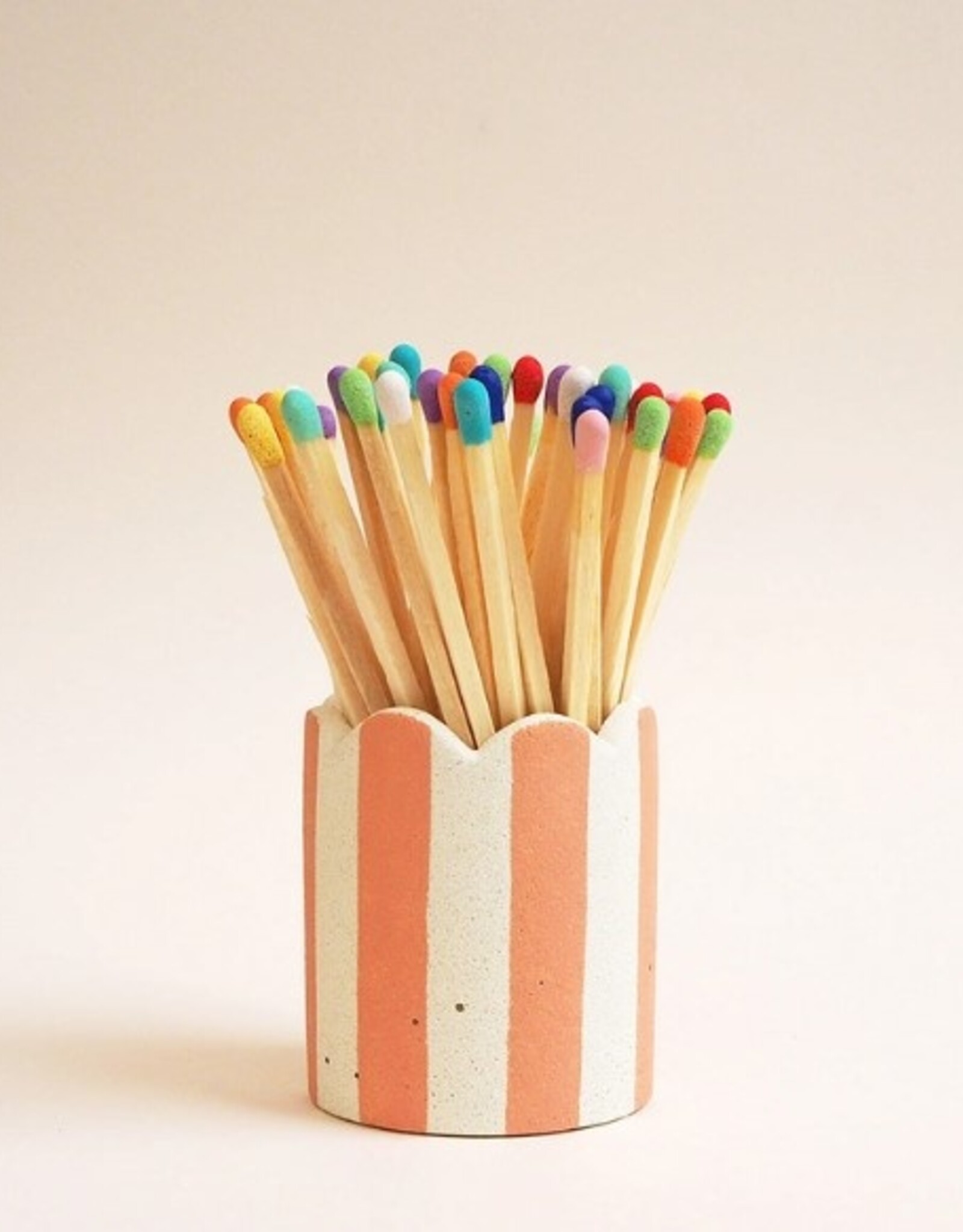 Hello Marilu Stripy Match Holder -