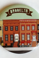 Made by Nilina Magnet - Brooklyn Brownstones (Green)
