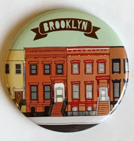 Made by Nilina Magnet - Brooklyn Brownstones (Green)