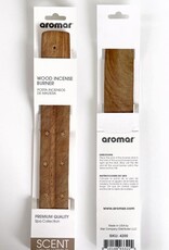 Aromar Incense Holder - Wood w/ Gold Stars