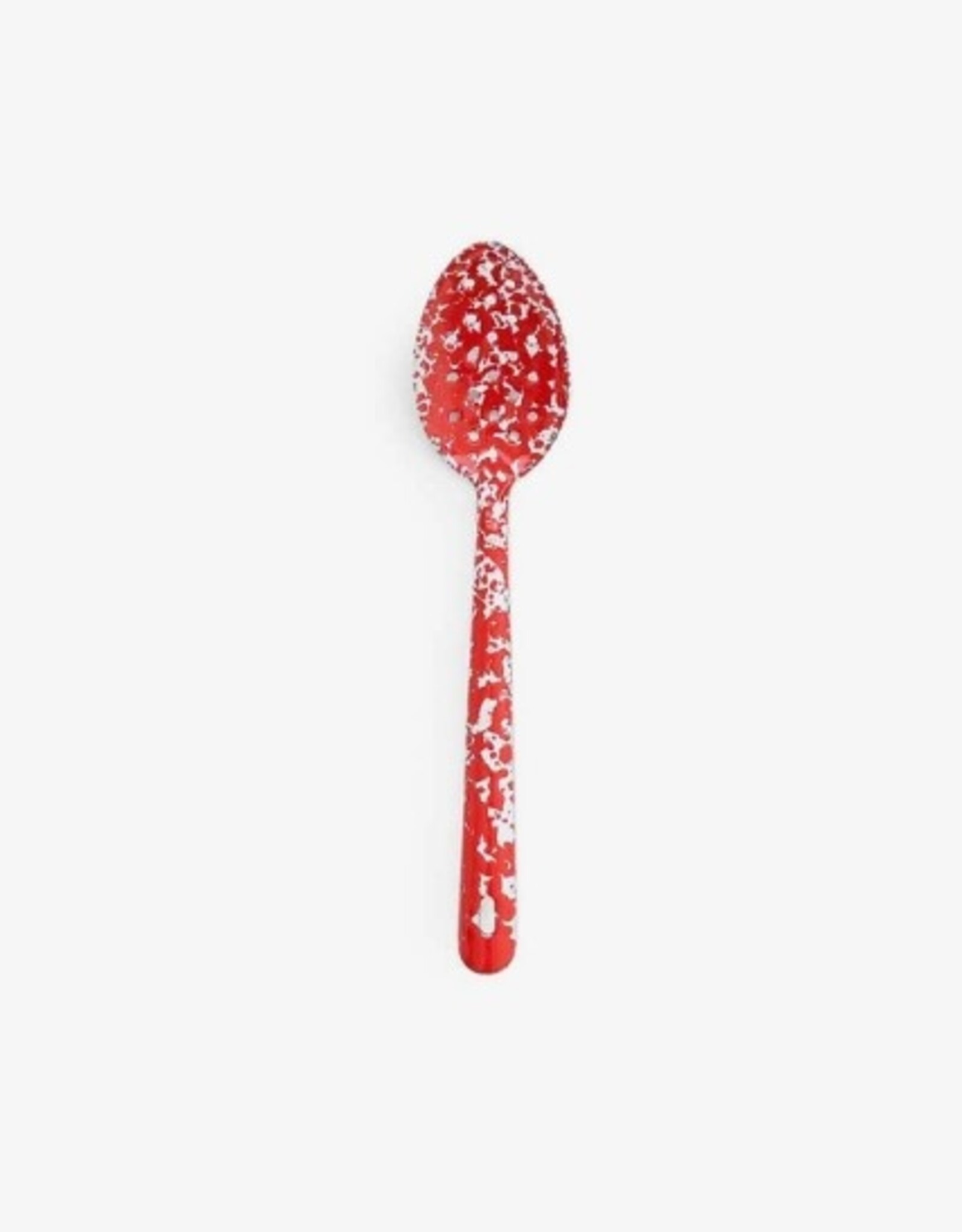 Crow Canyon Slotted Spoon: Red Splatter