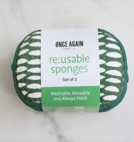 Once Again Home Co. RE:usable Sponges (Set of 3) -