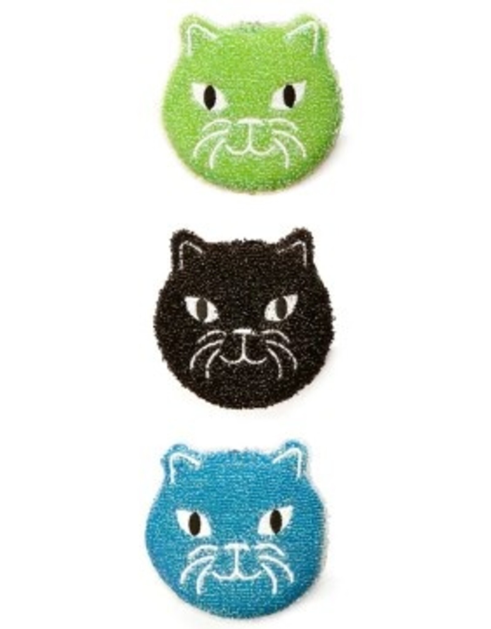 Kikkerland Sponges - Cats: Set of 3