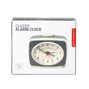 Alarm Clock - Classic small grey - Awesome Brooklyn