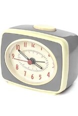 Kikkerland Alarm Clock -  Classic small grey