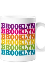 Rock Scissor Paper Mug: Brooklyn Supergraphics - Bright