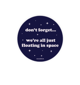 xou Sticker - Floating in Space