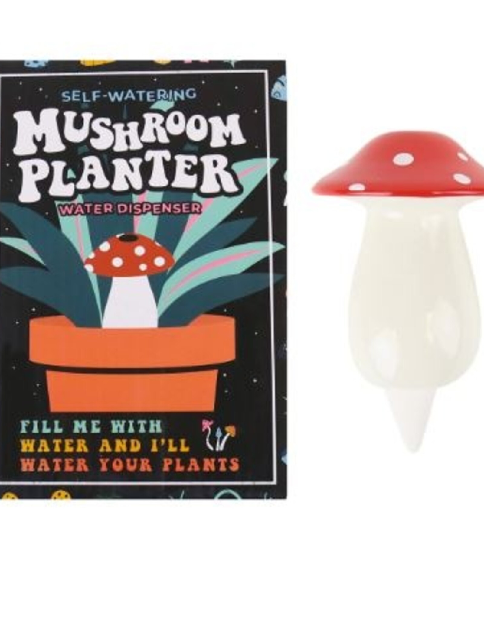 Gift Republic Planter Accessory - Self Watering Mushroom