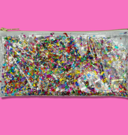 Julie Mollo! Julie Mollo Classic Clutch: Clear Confetti