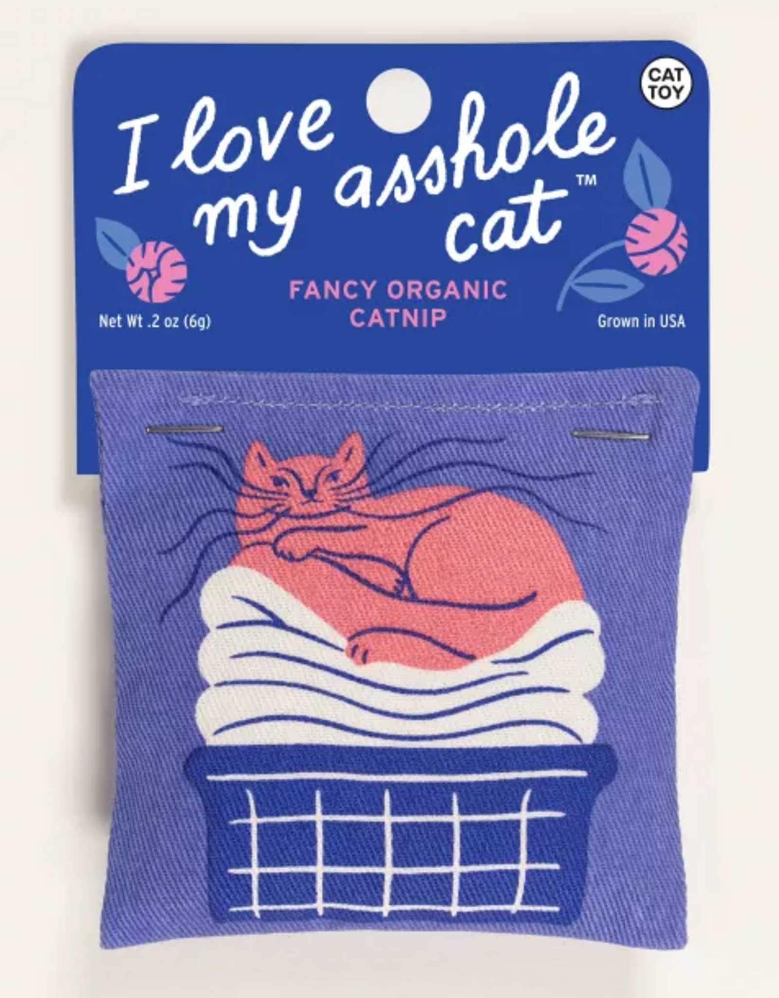 Blue Q Pet - Catnip Toy: Love my Asshole