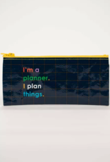 Blue Q Pencil Case - I'm a Planner