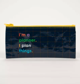 Blue Q Pencil Case - I'm a Planner