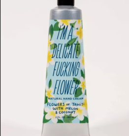 Blue Q Hand Cream - Delicate Fucking Flower: Tahiti