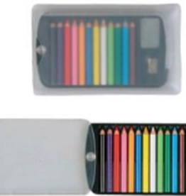 NAKABAYASHI Stationery Mini 12 Colored Pencil w/ Sharpener