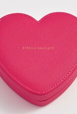 Estella Bartlett Heart Jewelry Box - Hot Pink