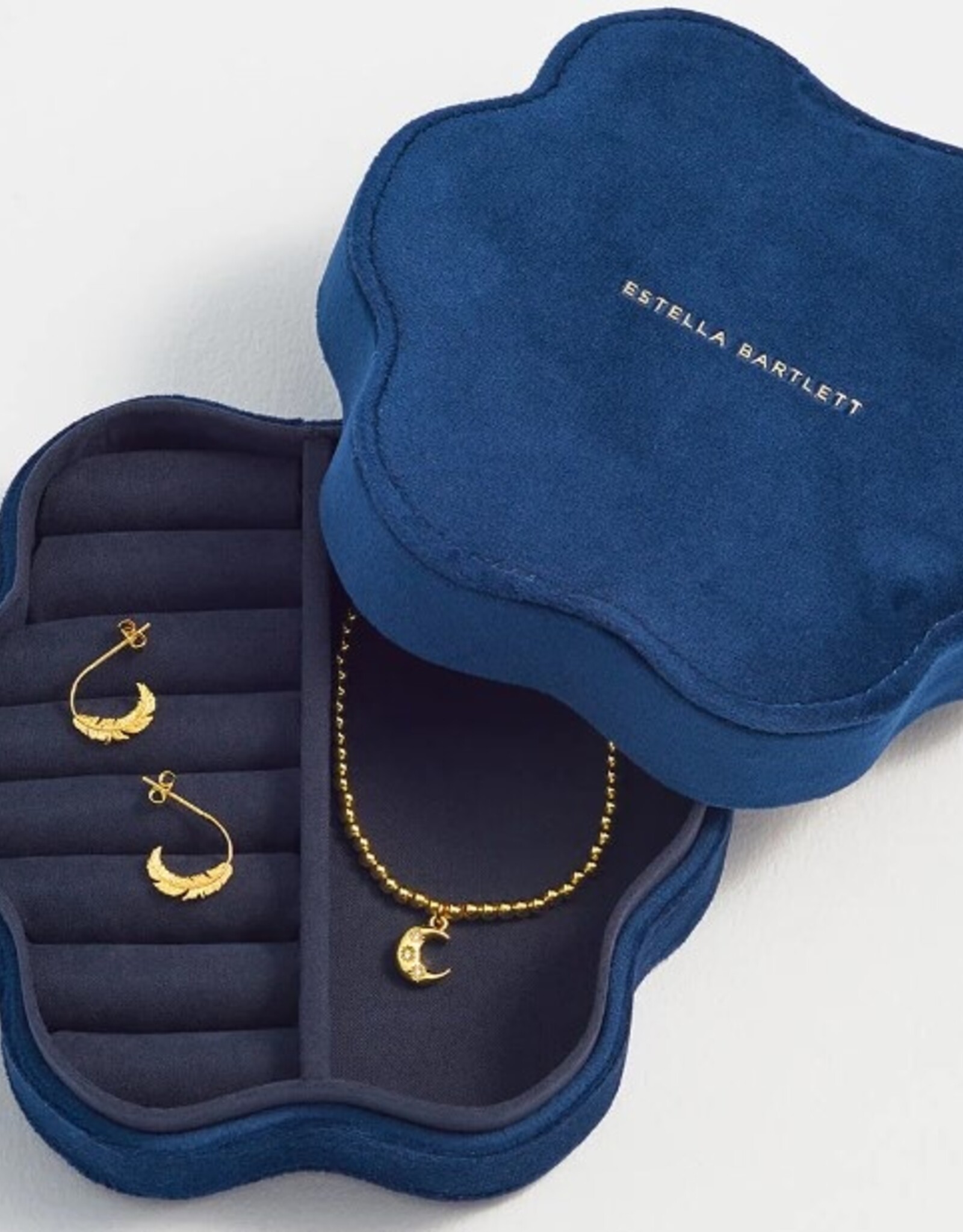 Estella Bartlett Wavy Box - Navy Velvet