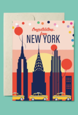 Belle Belette Card - Congrats: Congratulations from New  York