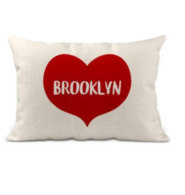 Rock Scissor Paper Pillow - Heart Brooklyn (R)