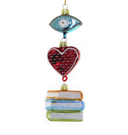 Cody Foster and Co. Ornament - I Heart Books