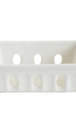 Creative Co-Op Soap Dish - White Basket