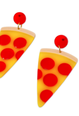 Jenny Lemons Earrings - Dangle: Pizza Party