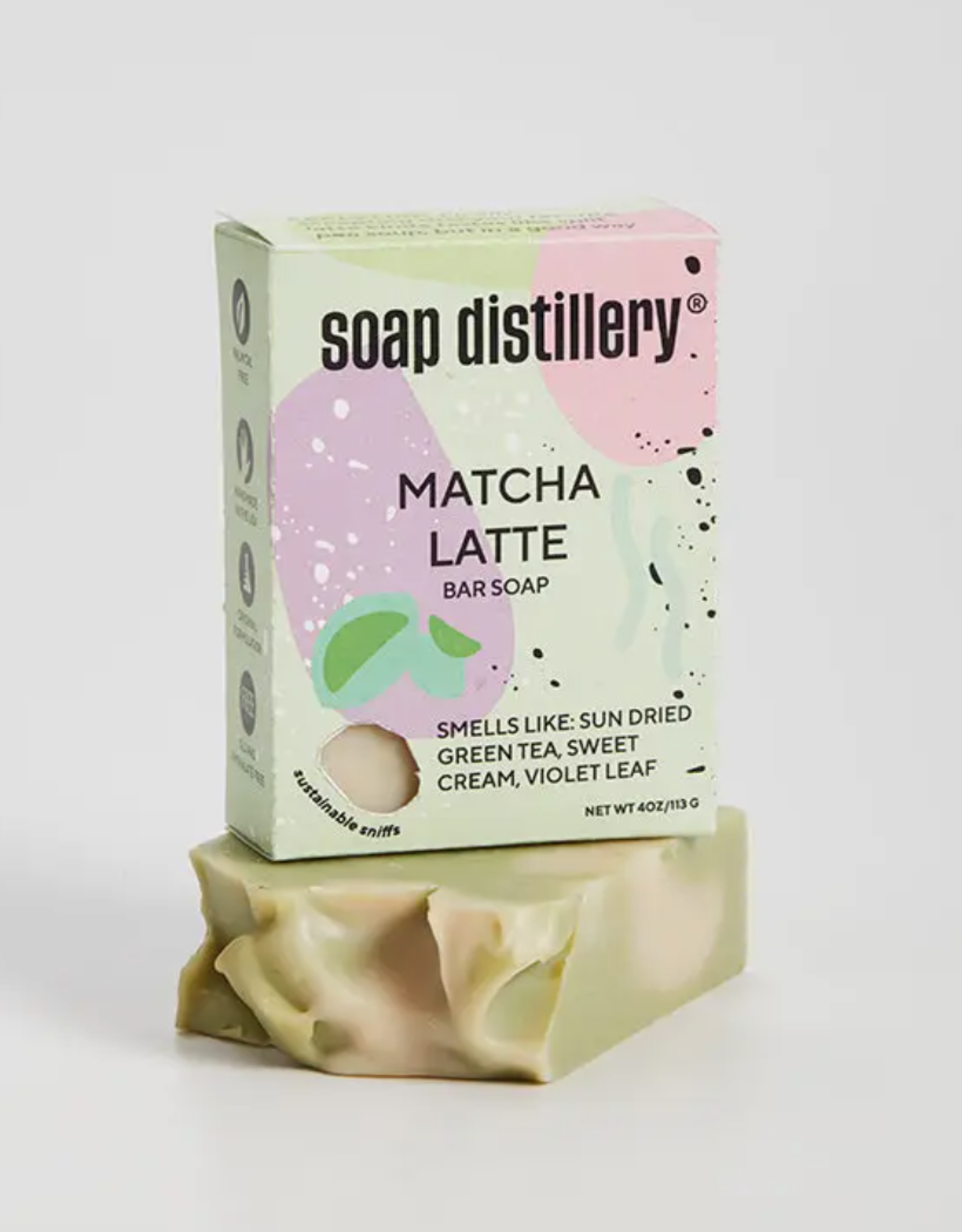 Soap Distillery Bar Soap: Matcha Latte