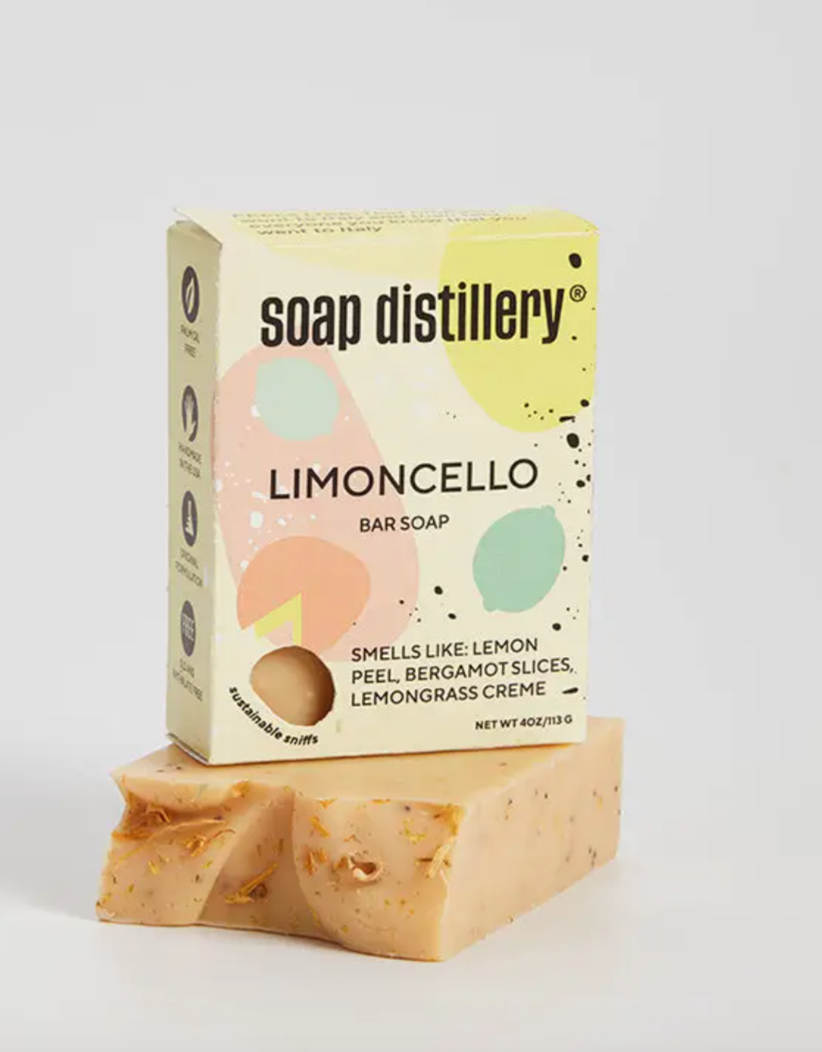 Soap Distillery Bar Soap - Distillery: Limoncello