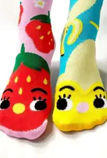 Pals Socks Socks - Pals Adult: Strawberry & Banana