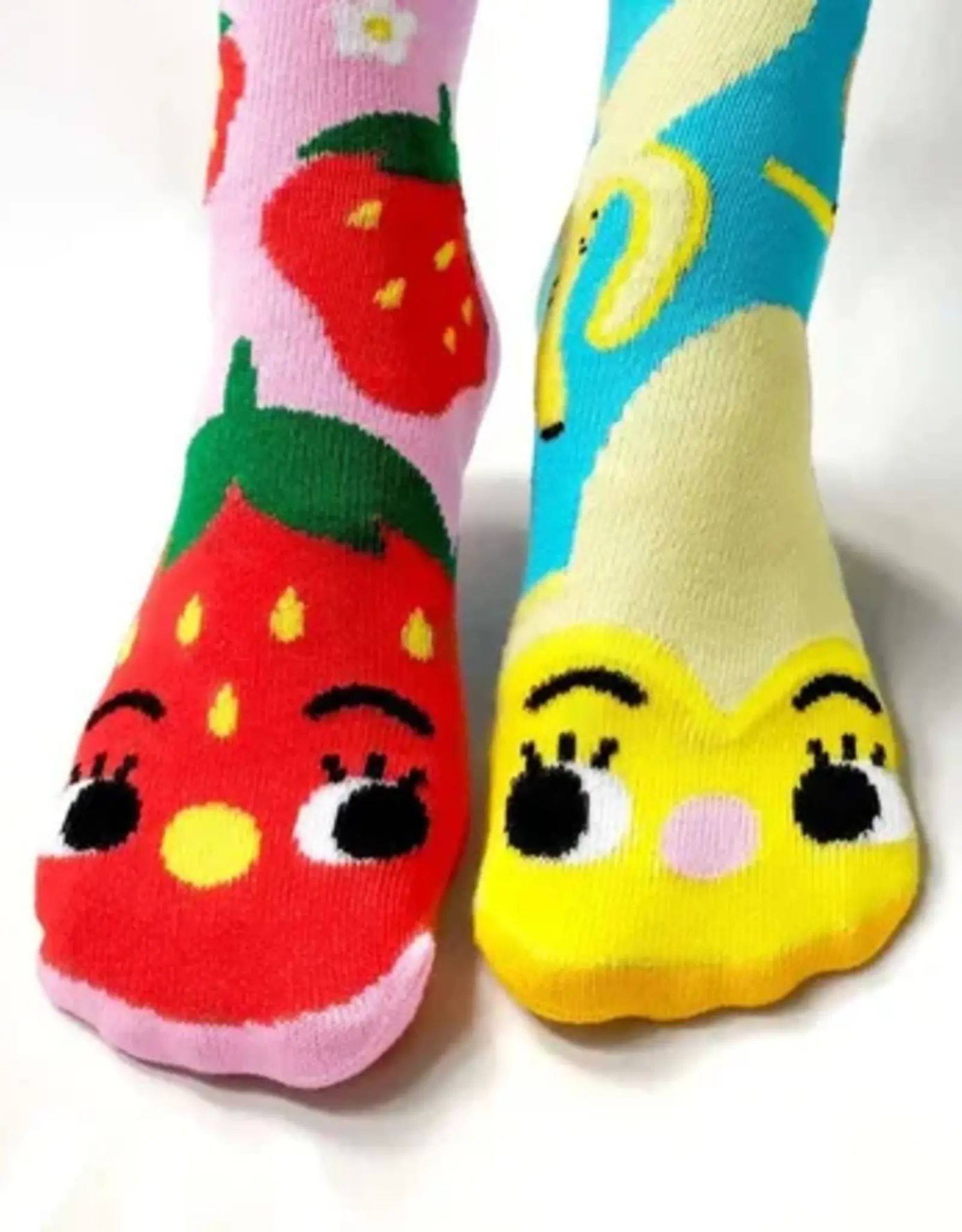 Pals Socks Socks - Pals Adult: Strawberry & Banana