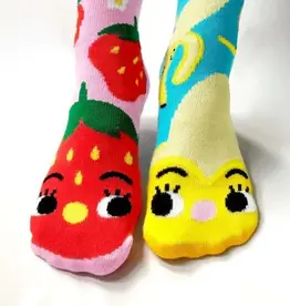 Pals Socks Socks - Pals Adult: Strawberry & Banana