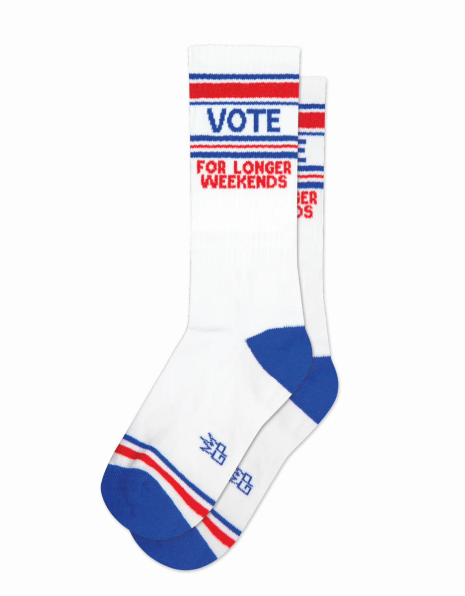 Gumball Poodle Socks - Athletic: Vote for Longer Weekends