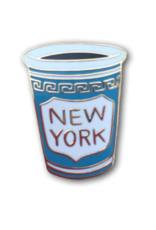 The Found Enamel Pin: NYC Coffee