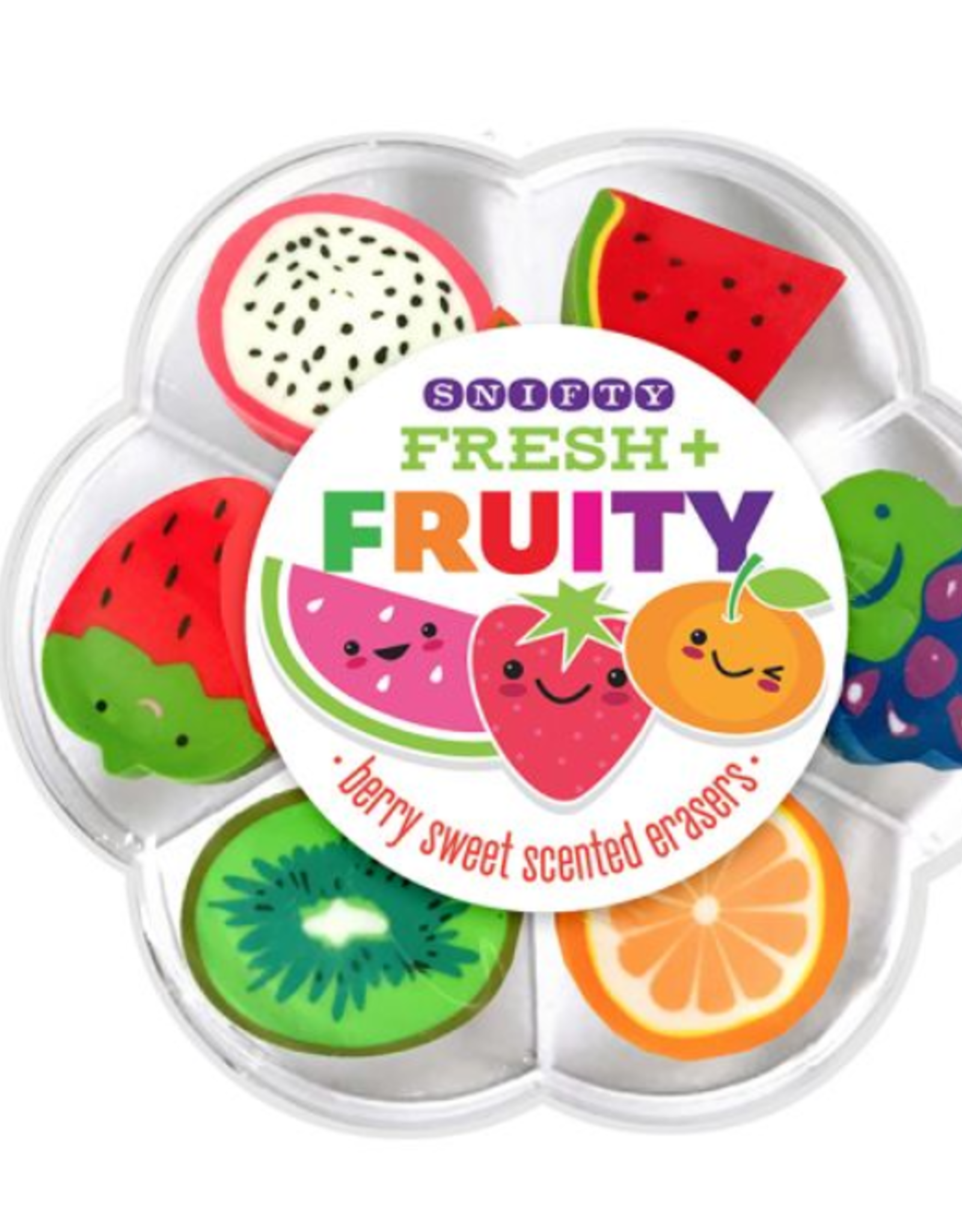 Snifty Eraser Set - Fresh & Fruity Scented