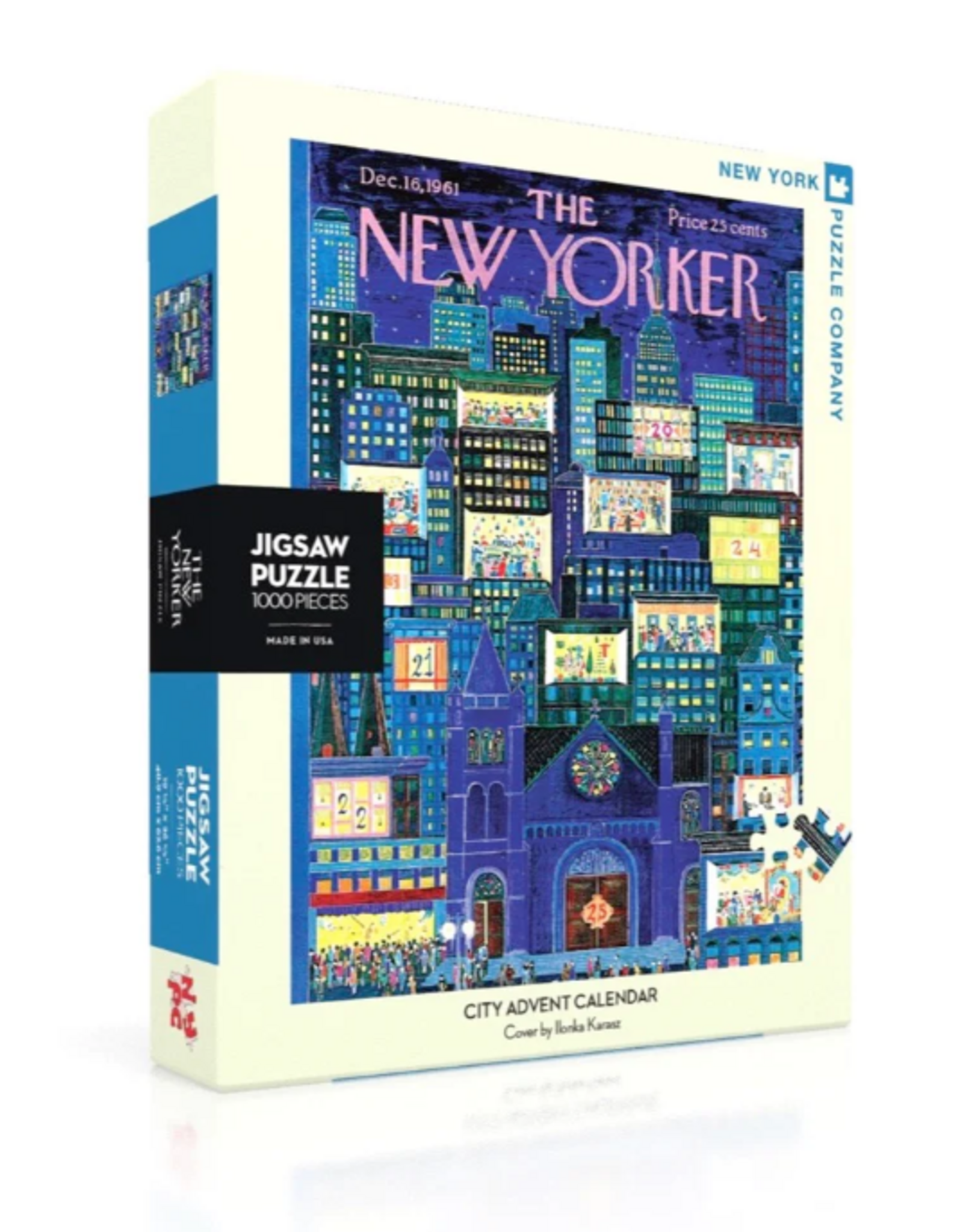 New York Puzzle Company Puzzle: City Advent Calendar (1000 pc)
