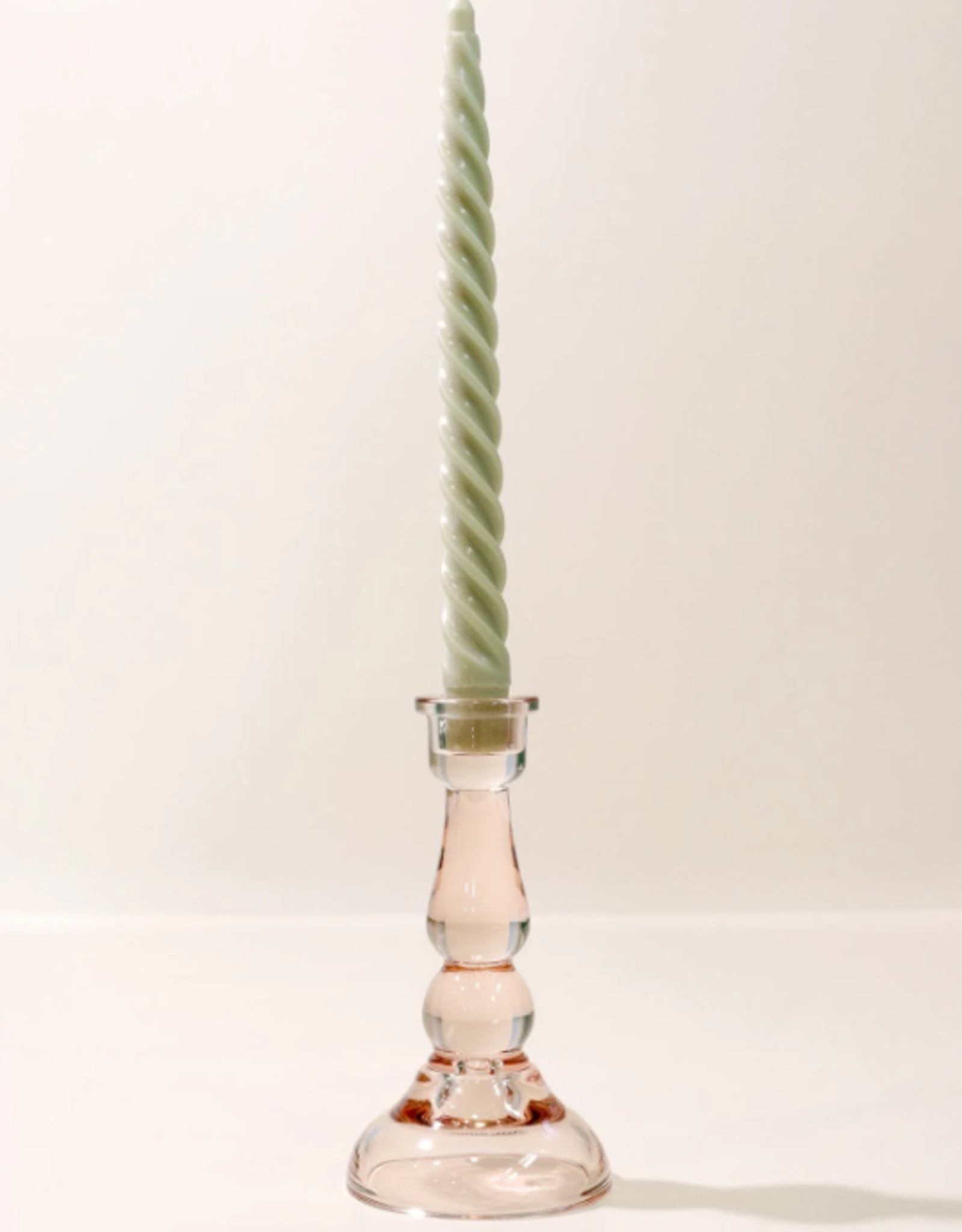 Paddywax Candle Holder - Tall Colorful Glass: