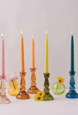 Paddywax Candle Holder - Tall Colorful Glass: